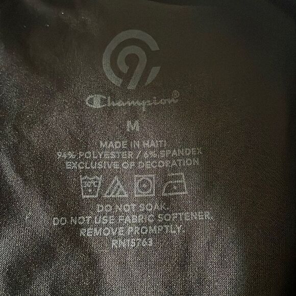 Champion Men's Black Athletic Tank Top Sleeveless Shirt Size M - Picture 2 of 4